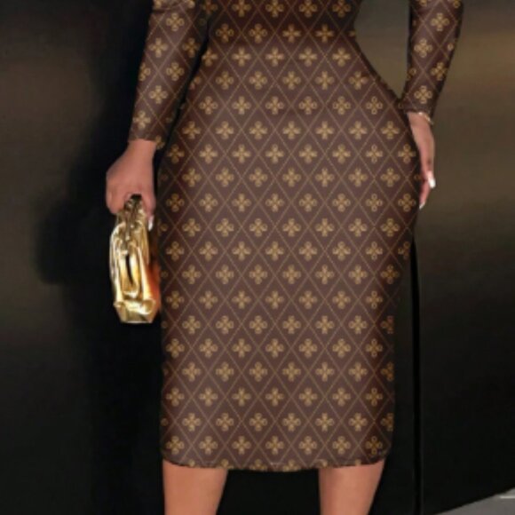 Women's Casual & Simple Bear Pattern Long Sleeve Crew Neck PLUS SIZES AVAIL - Picture 4 of 10